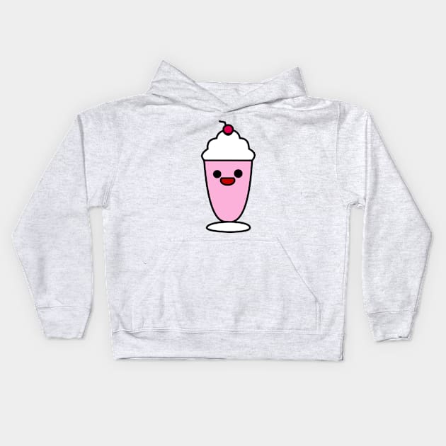 Cute Milkshake Kids Hoodie by ApparelFanatics